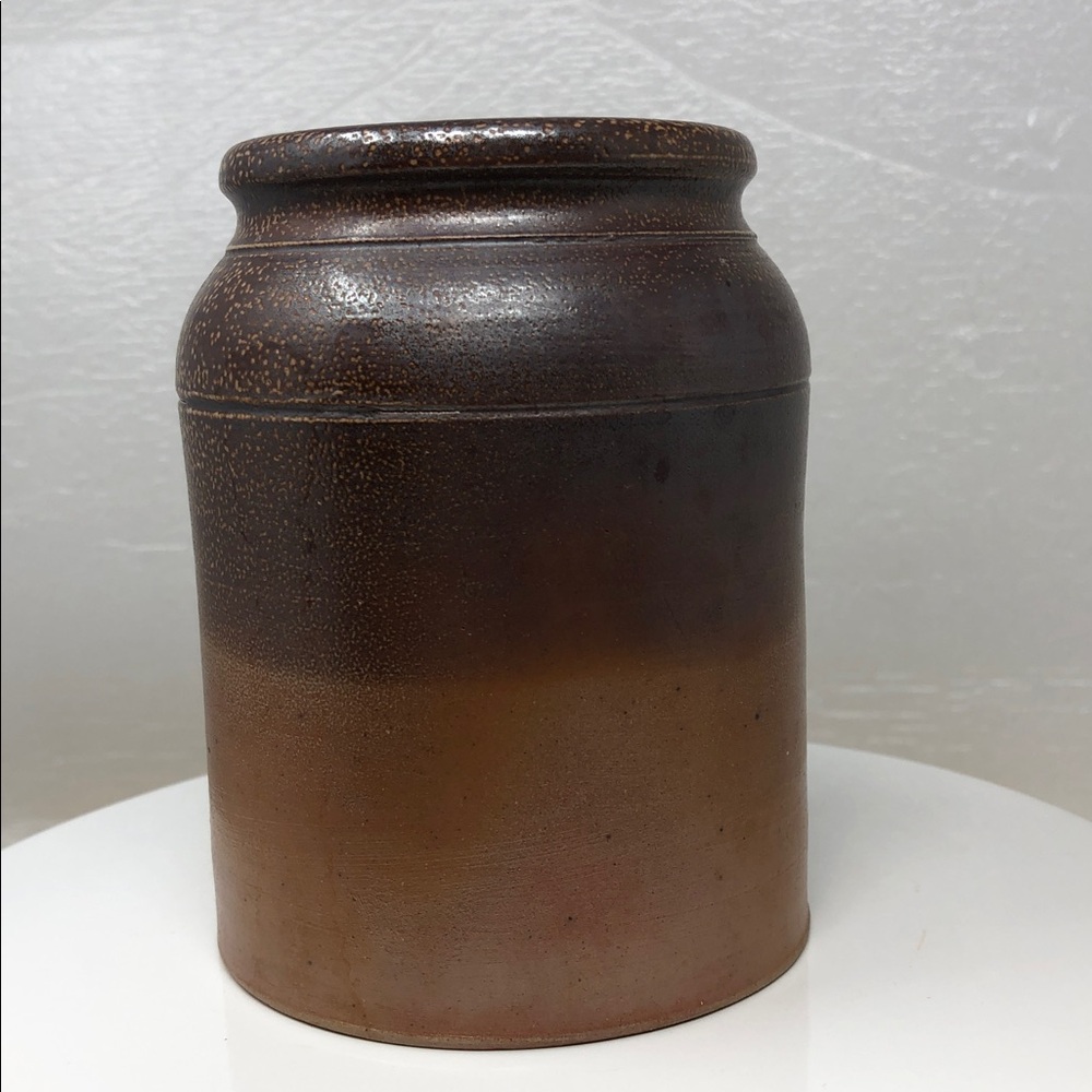 Vintage Salt Glazed Stoneware Jar 5” - Picture 4 of 11